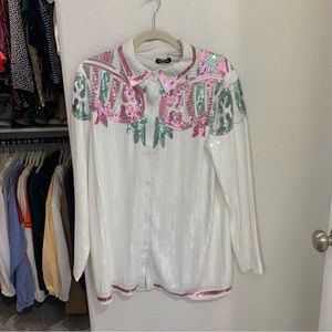 Nasty Gal Sequin Top